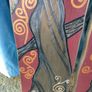 3 X large Greek Goddess originals on hardwood Image 6