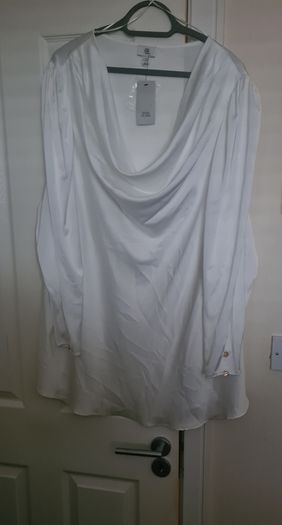 River Island Cow Neck Top Size 26 Nwt