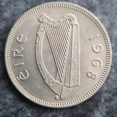 Ireland 1968 UNC Florin coin