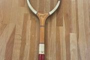 Vintage 1970s Elverys Wooden tennis racket
