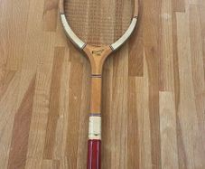 Vintage 1970s Elverys Wooden tennis racket