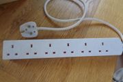 6 Plug Extension Lead for Sale