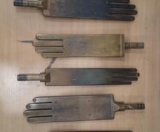 Vintage Brass Glove Irons