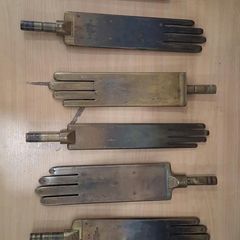 Vintage Brass Glove Irons