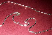 Vintage 9ct White Gold Necklace-Unisex