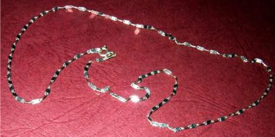 Vintage 9ct White Gold Necklace-Unisex