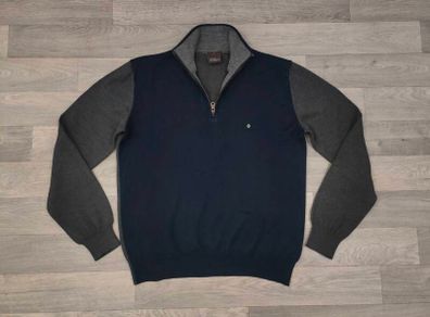 Oscar Jacobson Half Zip Wool Blend Golf Jumper Mens Medium