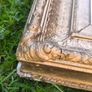 Antique Victorian Gilt Deep Dish Mirror Image 2