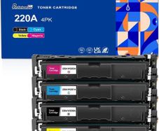 4 Toner Cartridge 220A Fits For HP 4202dn 4202dw
