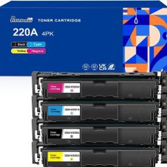 4 Toner Cartridge 220A Fits For HP 4202dn 4202dw