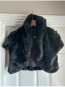 Fur jacket, short, dressy, Savida