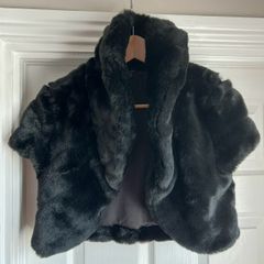 Fur jacket, short, dressy, Savida