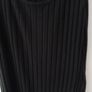 Long fine ribbed dress with side slit and matching long cardigan size 16 -18 Image 2