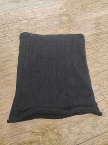 Medicine Black Knit Snood & Long Ribbed Scarf Set (One Size)