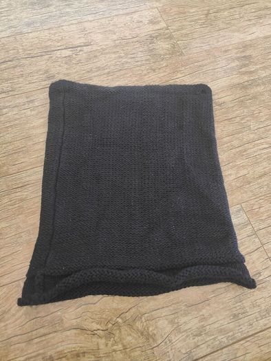 Medicine Black Knit Snood & Long Ribbed Scarf Set (One Size)