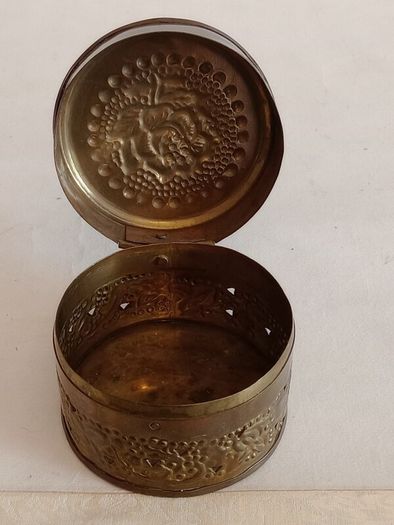 Vintage Copper/Brass Cricket Box