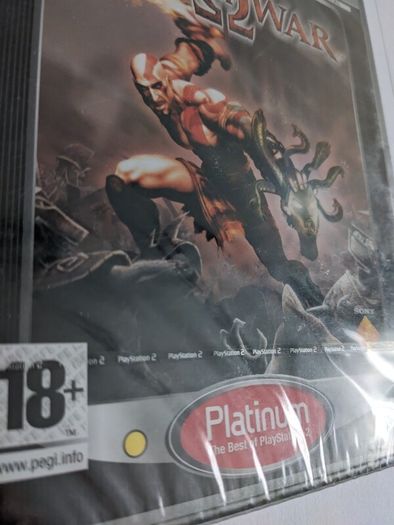 God of War PS2 (Platinum Version) New + Sealed PAL/ENG