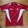 Ruislip Rugby Club Jersey Top TShirt Samurai Sportswear Red White Size Large Image 2