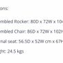 Rocking/ Nursing or Wingback Chair Image 4
