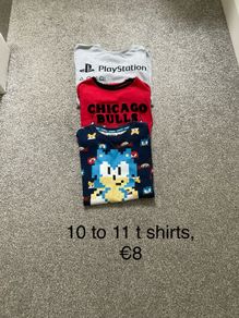 Boys 10 to 11 t shirts