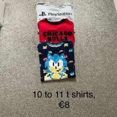 Boys 10 to 11 t shirts