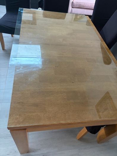 Extendable white oak kicthen Table