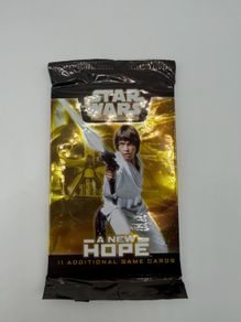 Star Wars A New Hope 11 Additional Booster Game Card Expansion Pack New Sealed Trading Card 2002