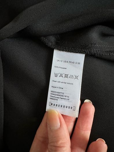 Black Warehouse dress - sz 12
