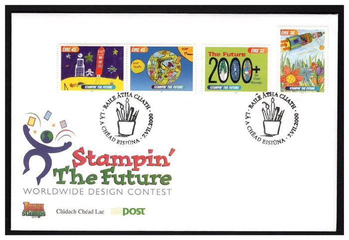 2000 Ireland Stampin the Future Commemorative Stamps An Post First Day Cover (FDC)