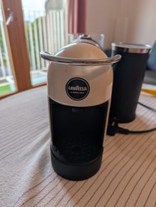 Lavazza Espresso Pod Machine + Milk Frother