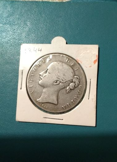 Victorian Silver Crown  Young  Head