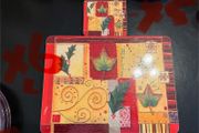 Christmas placemats and coasters
