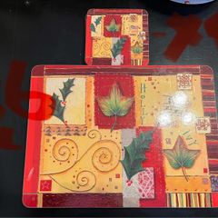 Christmas placemats and coasters