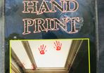 Halloween Bloody Hand print decoration