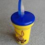 Vintage 90's Child's Nesquik Mug with Straw Image 7