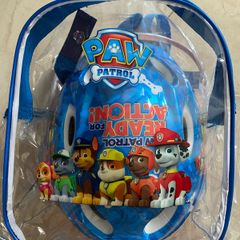 kids helmet, knee and elbow pads.