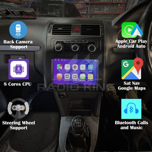Premium Carplay Volkswagen Touran Android Auto Stereo