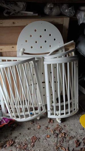 Stokke Sleepi Cot White Canopy Very Good Condition