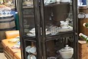 Industrial Style Metal Display Cabinet