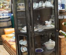 Industrial Style Metal Display Cabinet