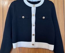 Zara Navy Cardigan