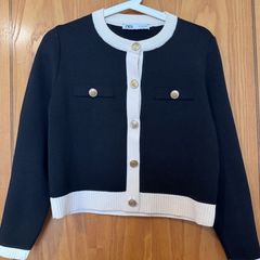 Zara Navy Cardigan