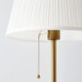 IKEA ARSTID Floor lamp, brass/white Image 3