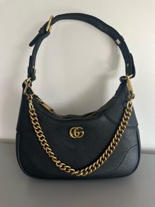 Leather shoulder bag