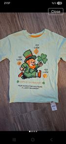 NEW Patricks Day Kids tshirt for a 3 year old