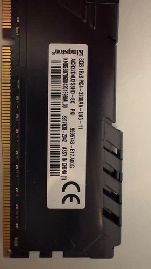 Kingston FURY Beast (2x8GB) 3200 MHz DDR4