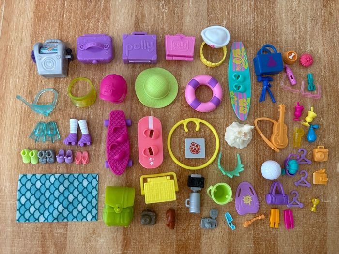 Polly Pocket Dolls, Accessories & Car