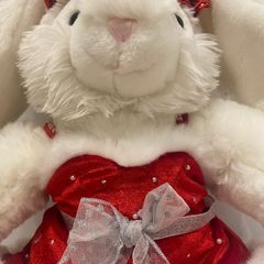 Christmas Bunny with full Christmas outfit