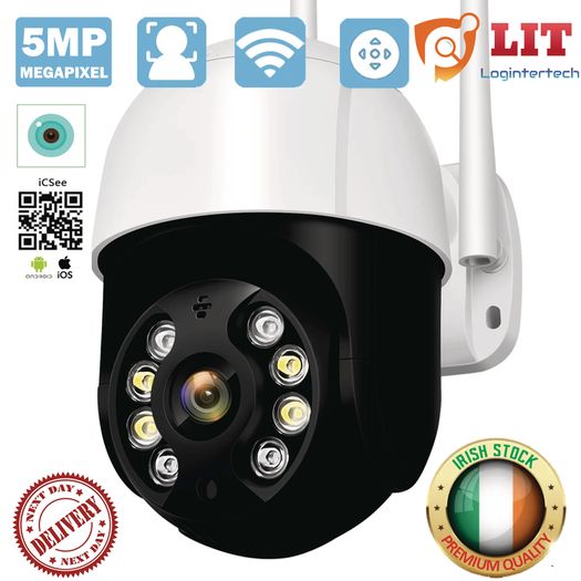 BESDER 5MP WIFI Outdoor Camera PTZ IP Speed Dome CCTV Security Calving System