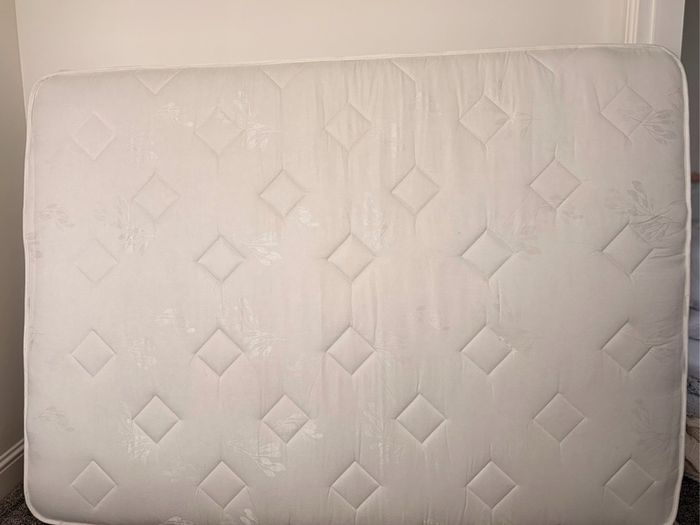 NEXT Double Ottoman Storage Bed + Orthopaedic Mattress